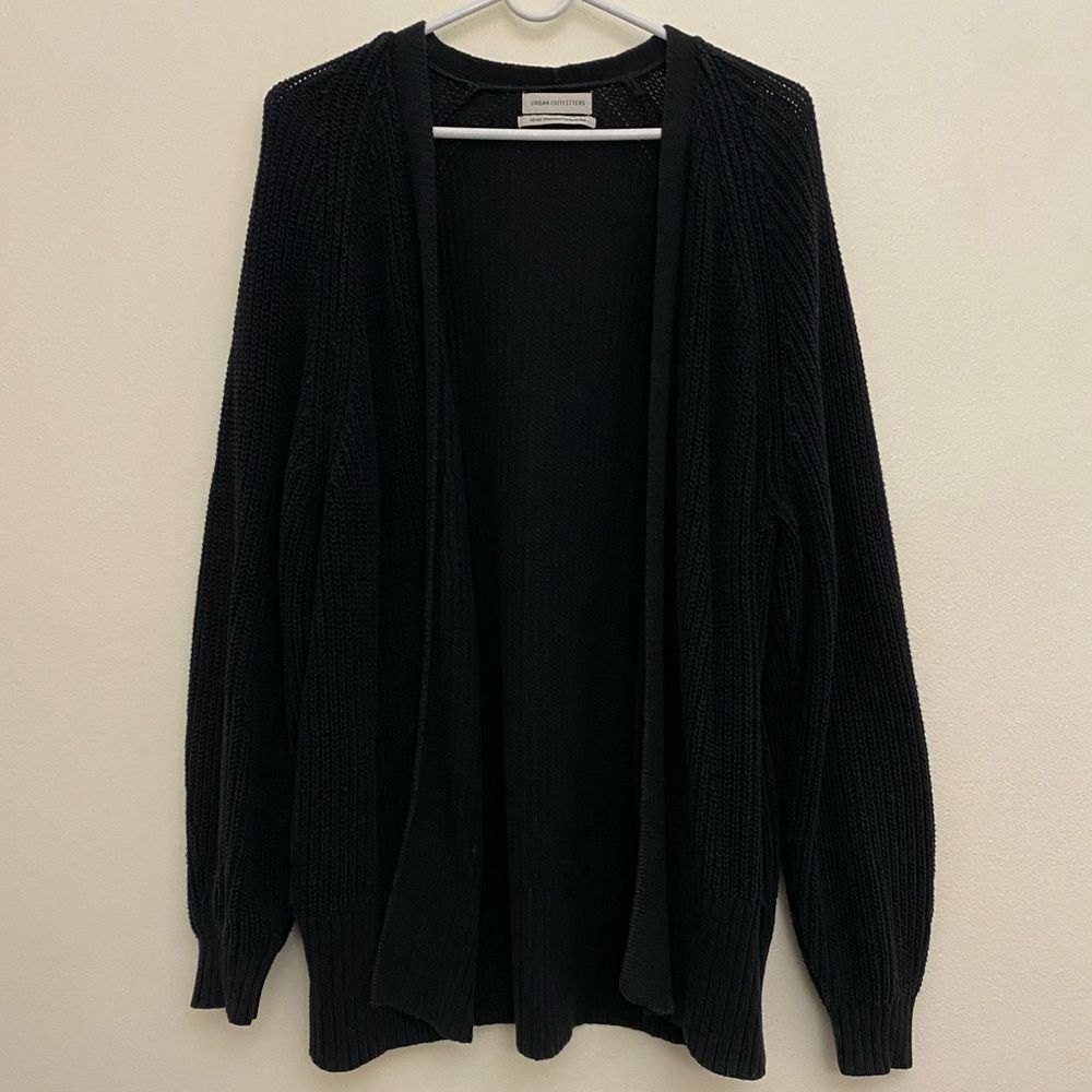 Urban Outfitters Black Knitted Cardigan